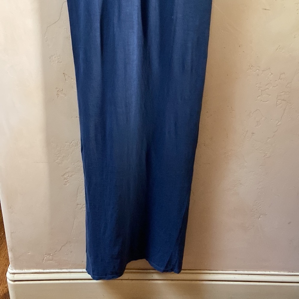 Sz 2 (M) NWT Stillwater Sonoran Dusty Blue Asymmetrical Hem Maxi Dress - Picture 9 of 9